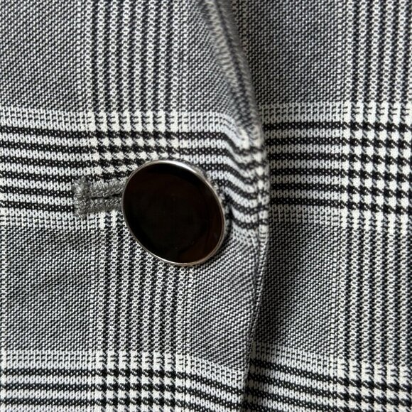 LANE BRYANT Boyfriend Blazer Plus Size 24 Black Glen Plaid Womens Jacket NWOT - Picture 8 of 10